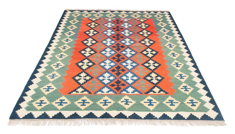 Kelim Rug - Oriental - 202 x 150 cm - orange