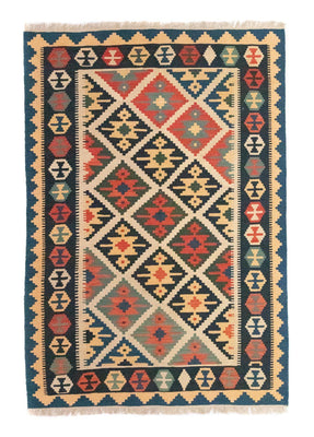 Kelim Rug - Oriental - 187 x 126 cm - blue