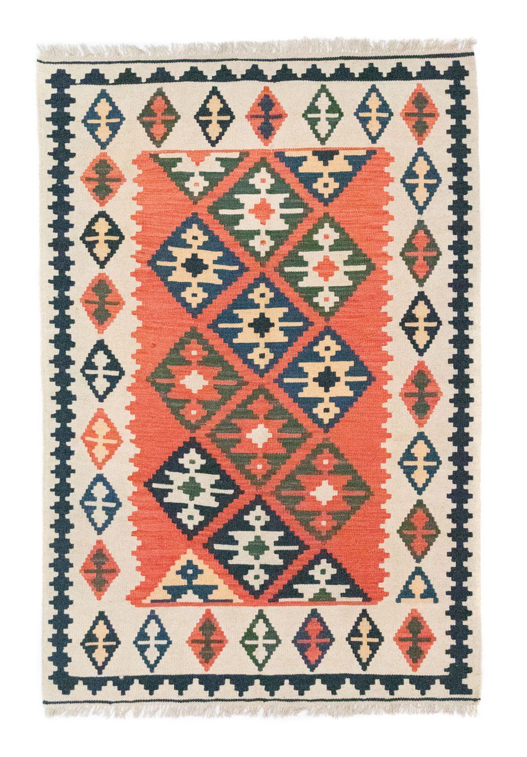 Kelim Rug - Oriental - 185 x 122 cm - orange