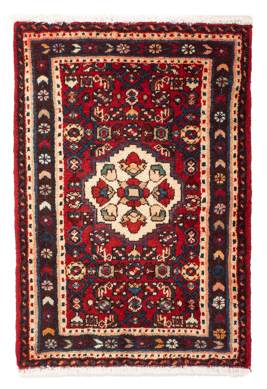 Perser Rug - Nomadic - 81 x 60 cm - dark red