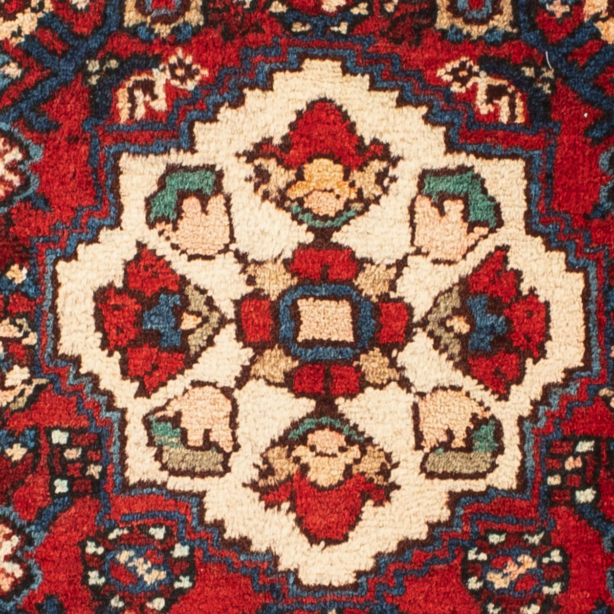 Perser Rug - Nomadic - 81 x 60 cm - dark red