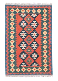 Kelim Rug - Oriental - 184 x 120 cm - orange