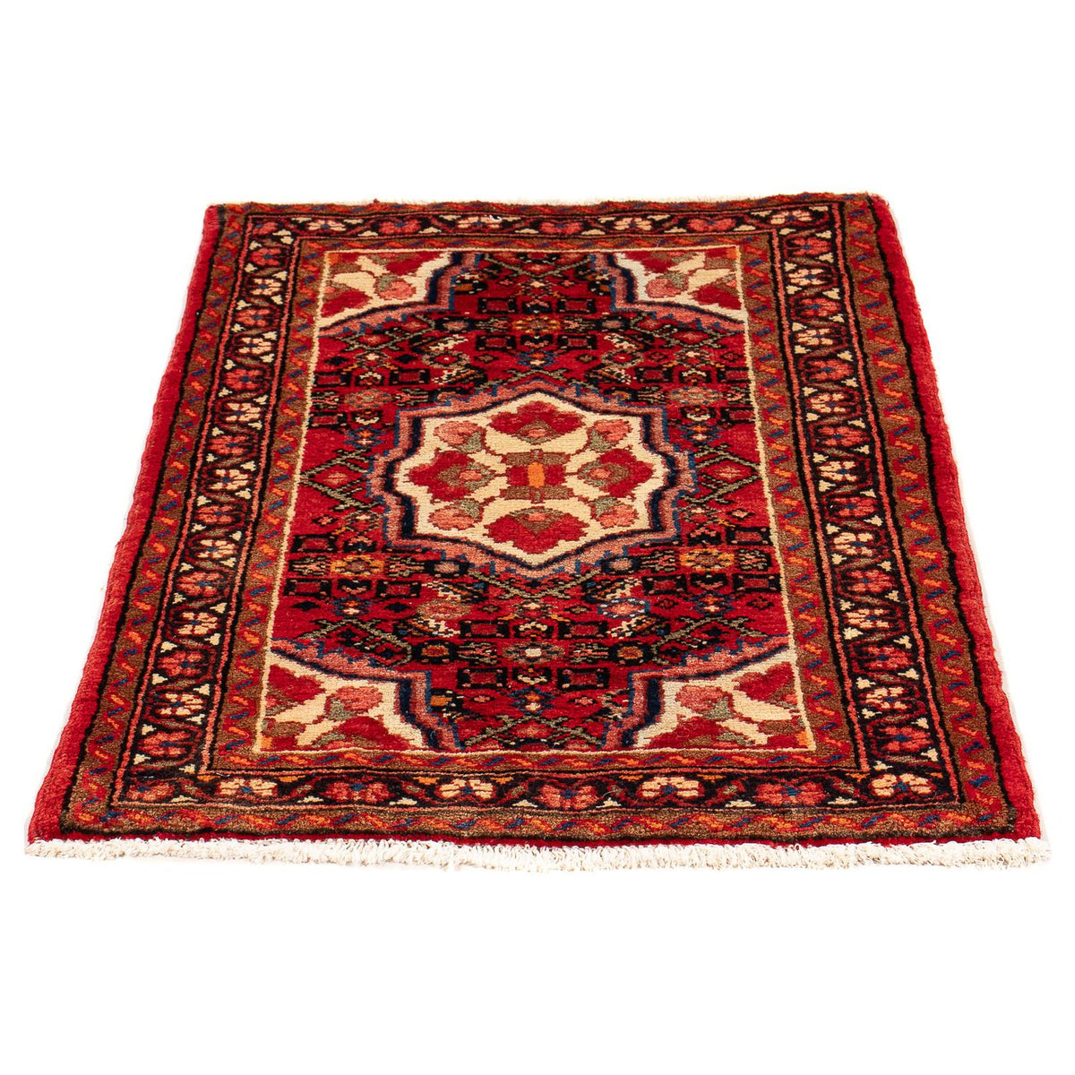 Perser Rug - Nomadic - 98 x 64 cm - dark red