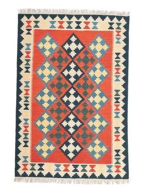 Kelim Rug - Oriental - 176 x 125 cm - orange