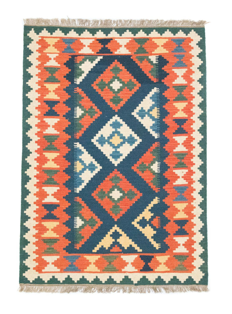 Kelim Rug - Oriental - 182 x 130 cm - orange