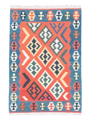 Kelim Rug - Oriental - 181 x 126 cm - orange