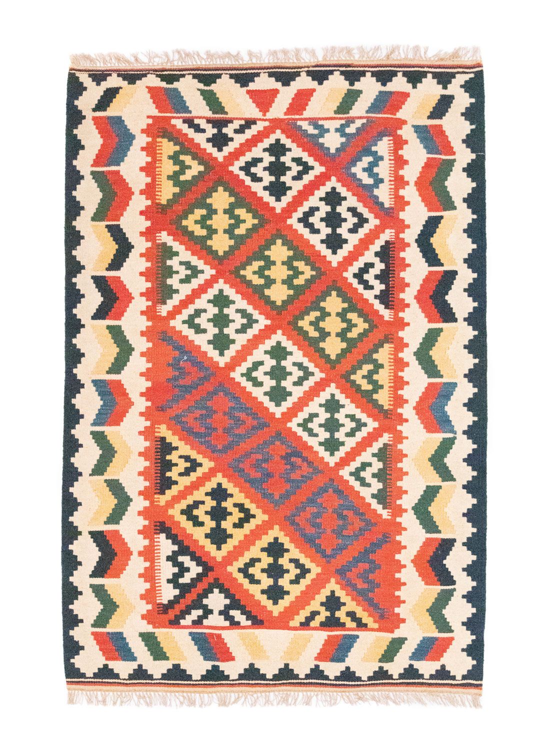 Kelim Rug - Oriental - 185 x 125 cm - orange