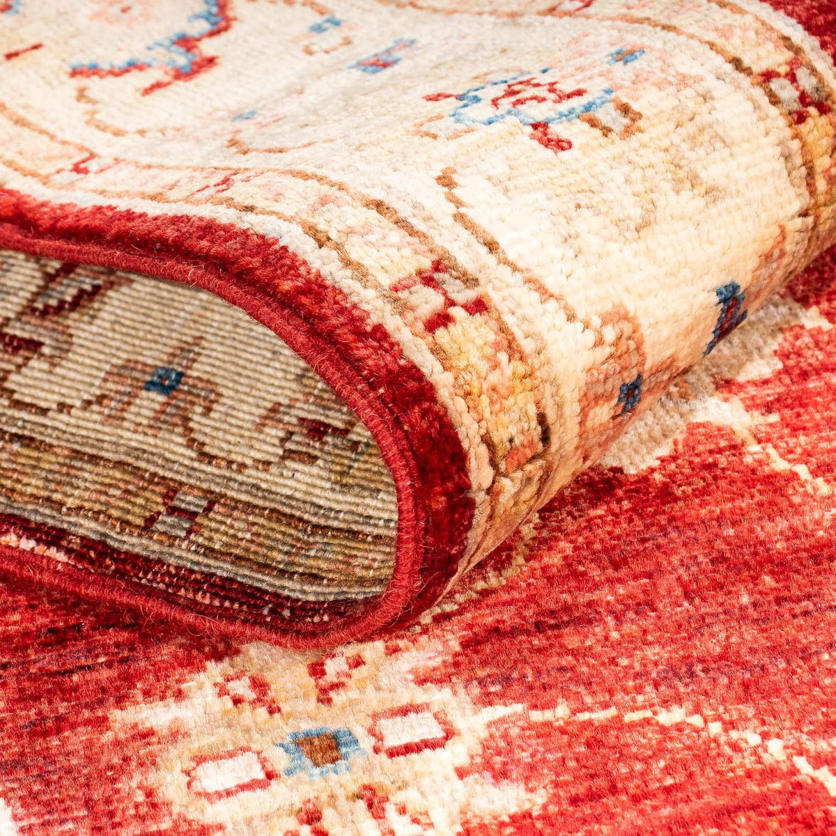 Runner Ziegler Rug - 264 x 85 cm - dark red