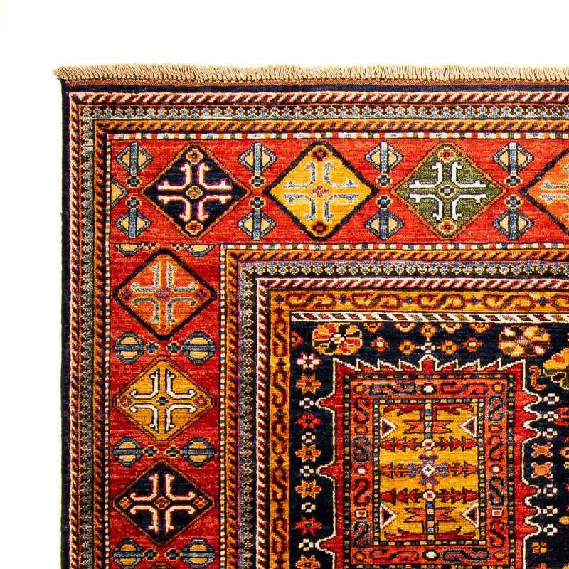 Afghan Rug - 244 x 170 cm - dark blue