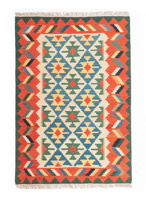 Kelim Rug - Oriental - 180 x 123 cm - orange