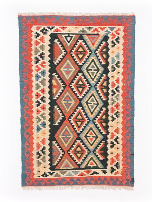 Kelim Rug - Oriental - 152 x 100 cm - brown