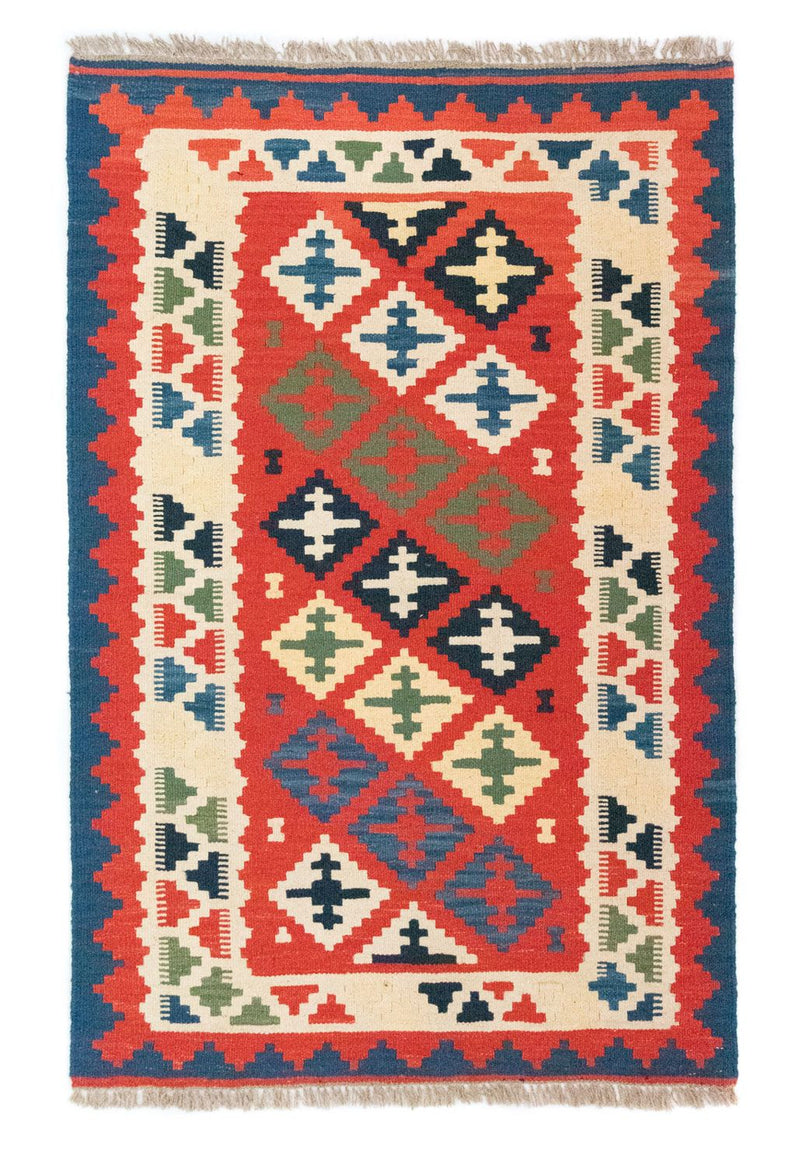 Kelim Rug - Oriental - 150 x 102 cm - multicolored
