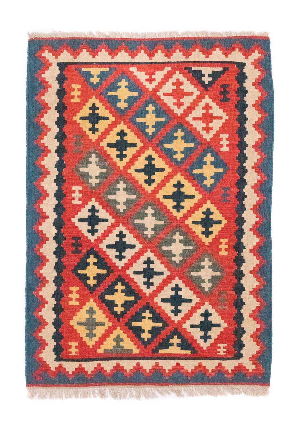 Kelim Rug - Oriental - 150 x 102 cm - red