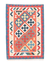 Kelim Rug - Oriental - 147 x 101 cm - orange