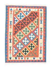 Kelim Rug - Oriental - 148 x 106 cm - orange
