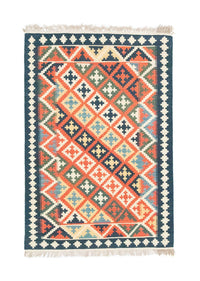 Kelim Rug - Oriental - 144 x 110 cm - orange