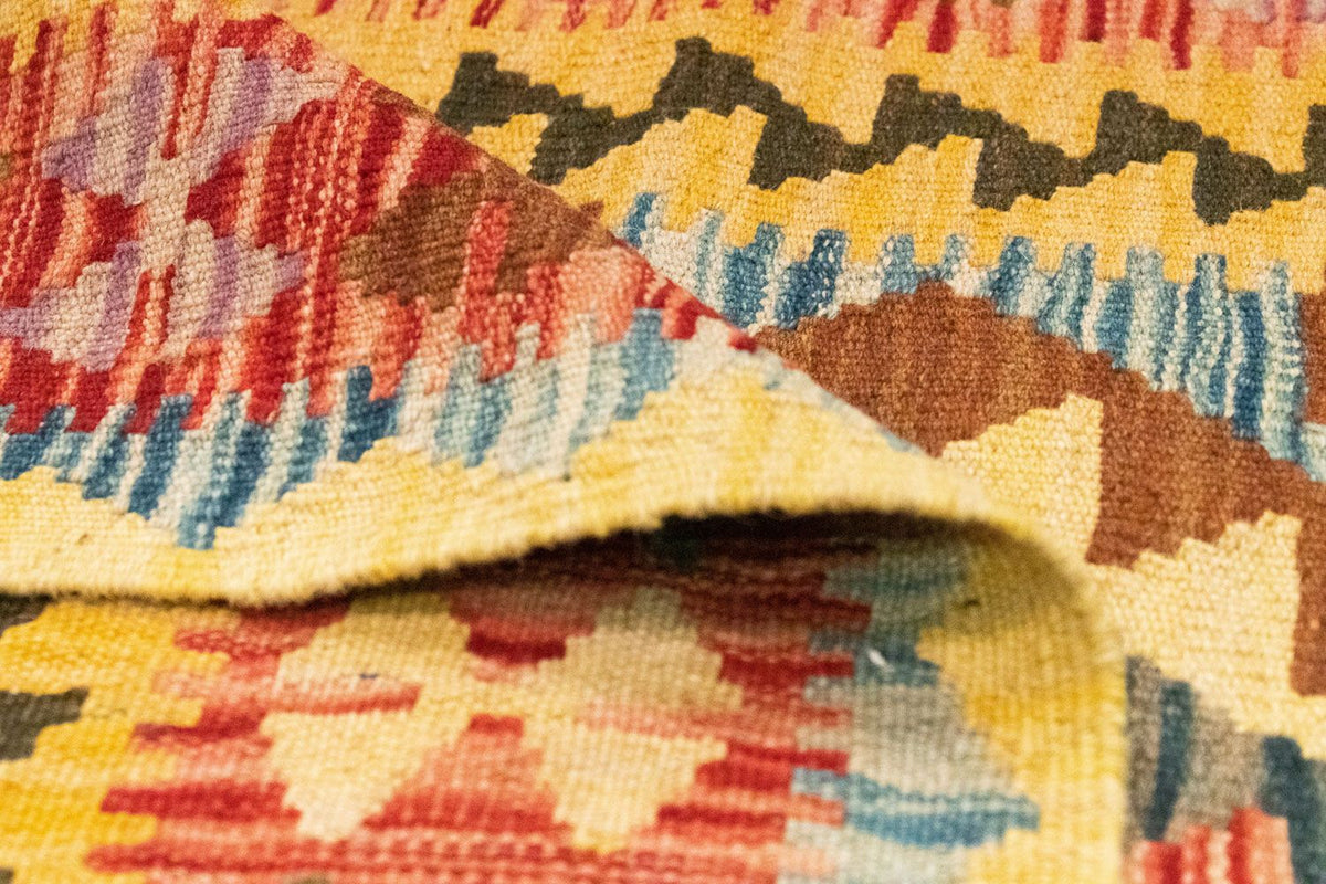 Runner Kelim Rug - Oriental - 200 x 99 cm - multicolored