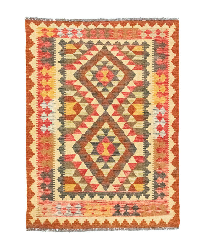 Kelim Rug - Oriental - 146 x 99 cm - orange