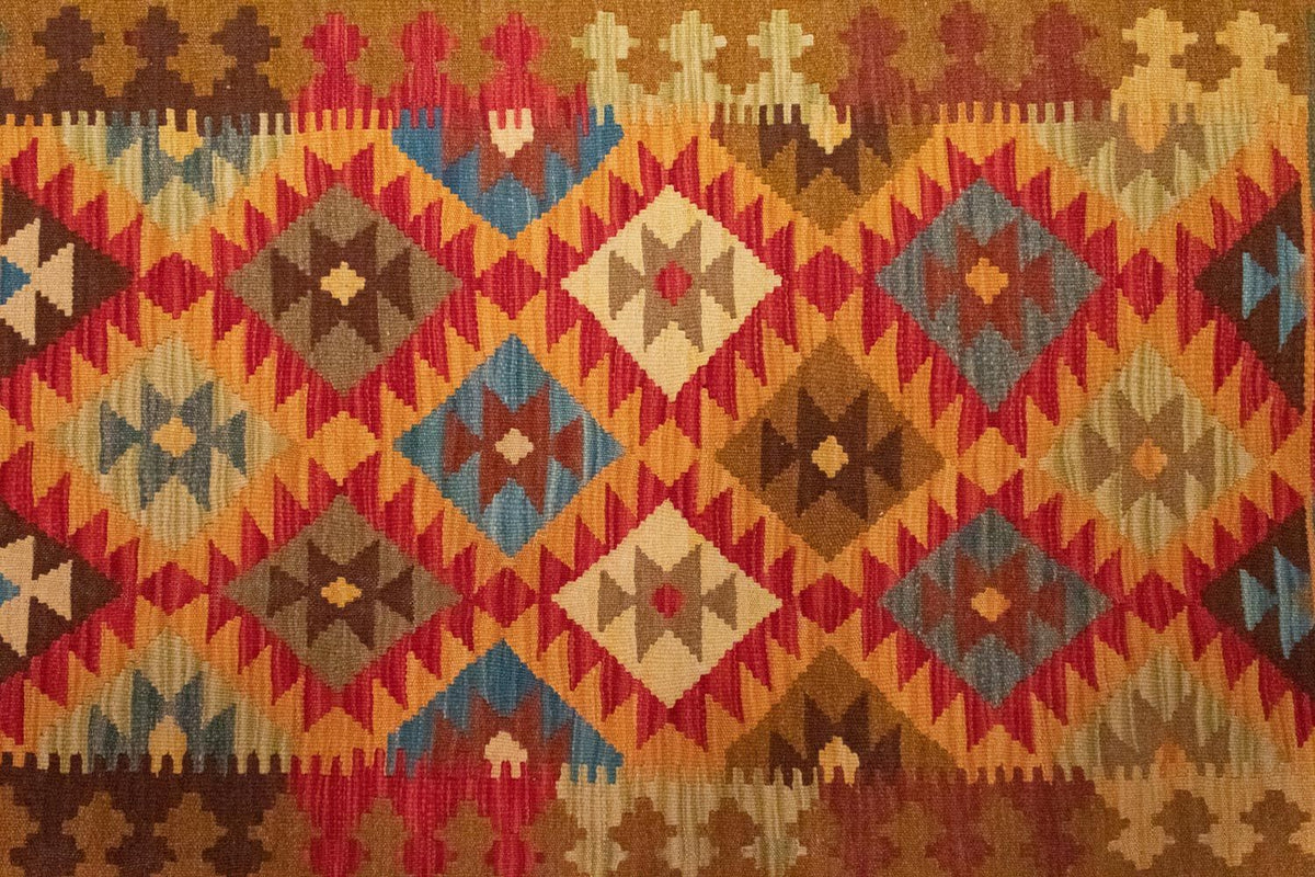 Kelim Rug - Oriental - 155 x 99 cm - brown