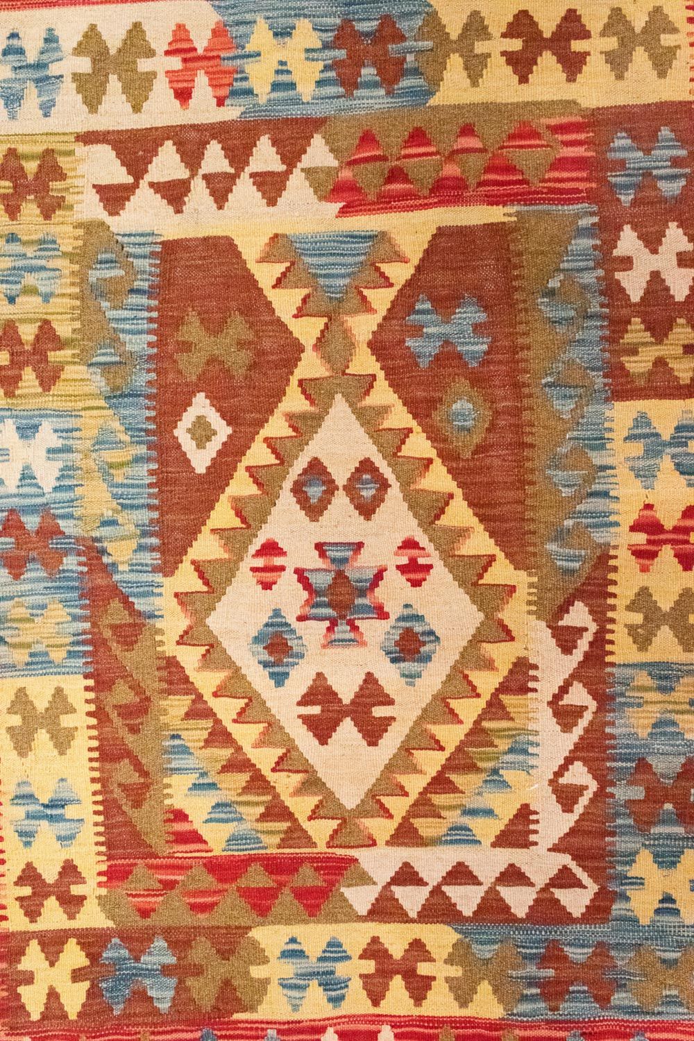 Kelim Rug - Oriental - 141 x 97 cm - orange