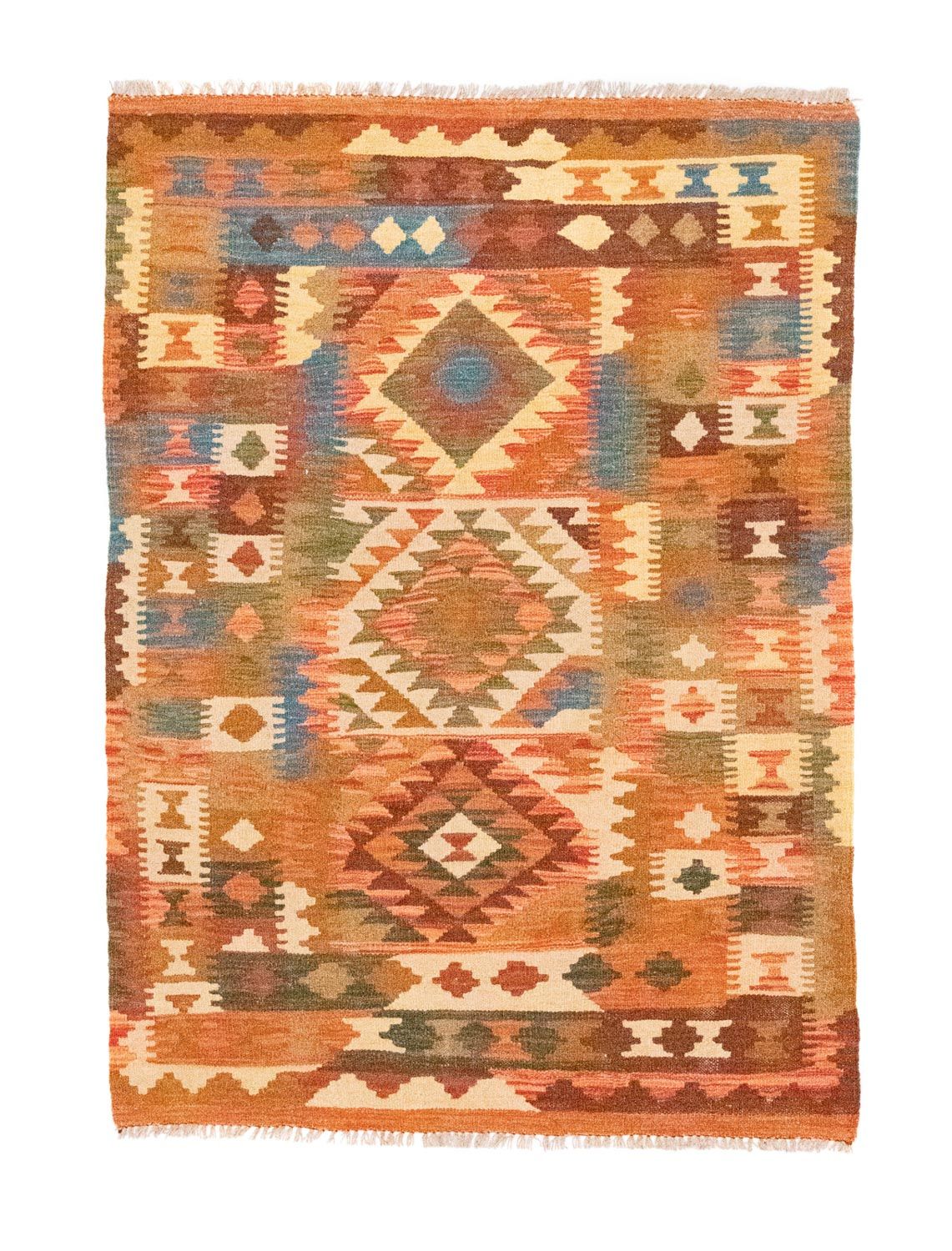 Kelim Rug - Oriental - 146 x 100 cm - orange