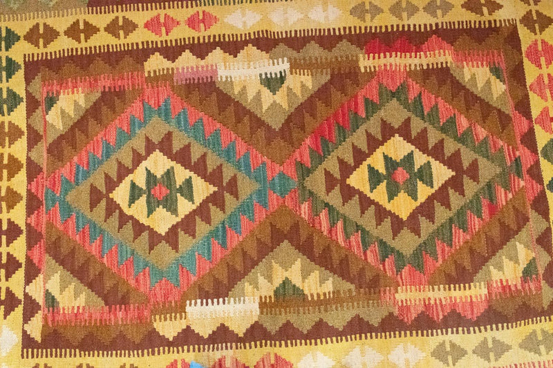 Kelim Rug - Oriental - 156 x 105 cm - green