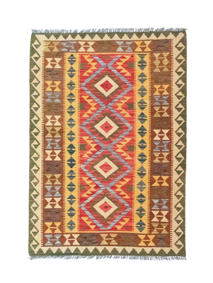 Kelim Rug - Oriental - 154 x 107 cm - green