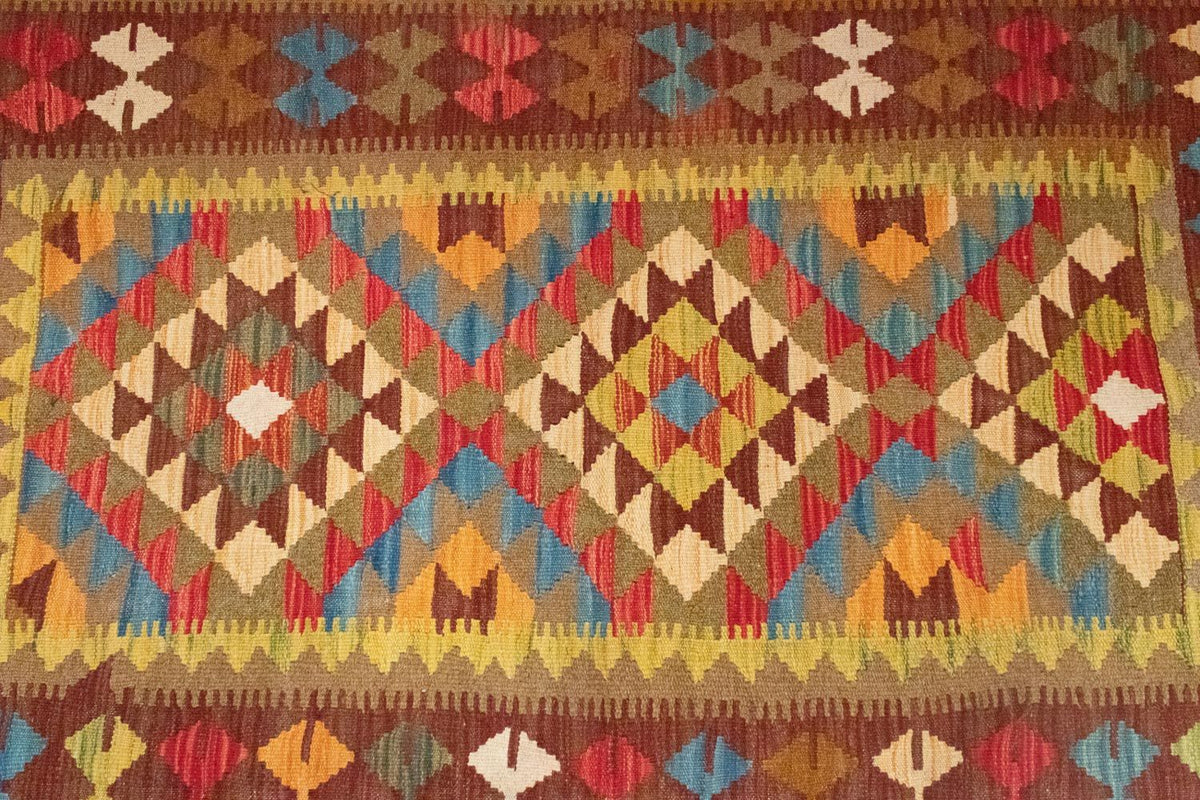 Kelim Rug - Oriental - 159 x 99 cm - brown