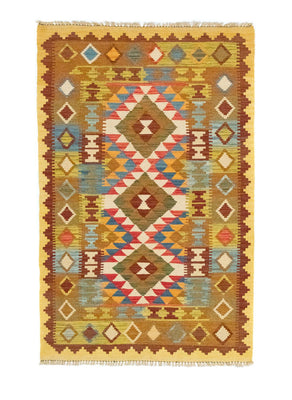 Kelim Rug - Oriental - 159 x 101 cm - beige