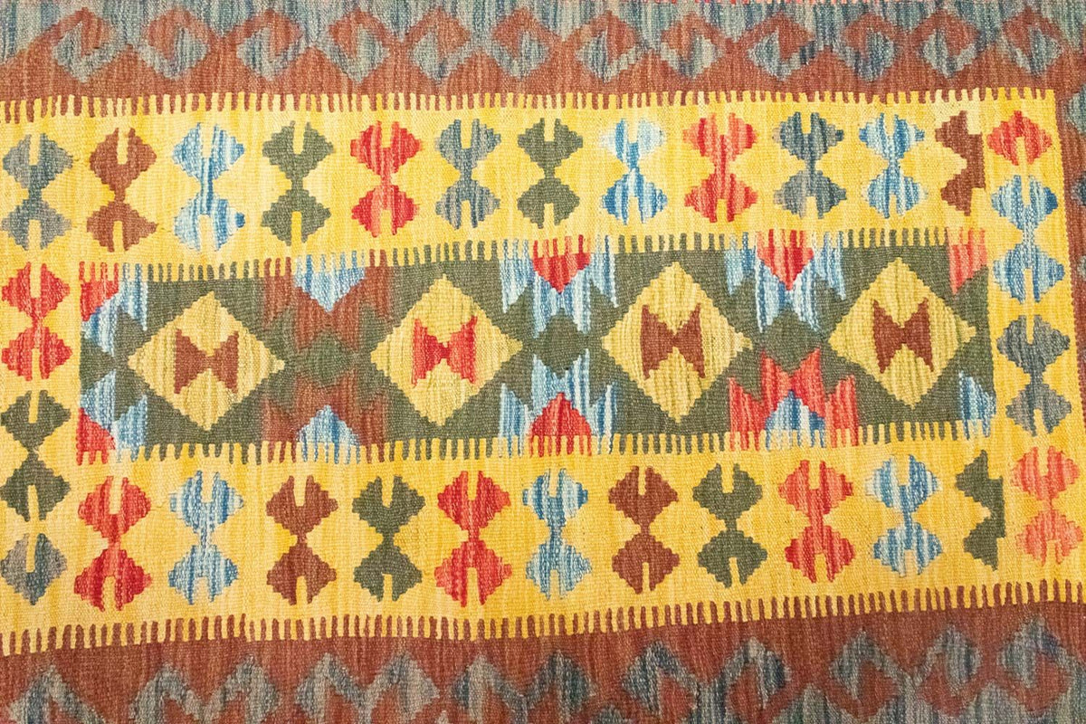 Kelim Rug - Oriental - 149 x 98 cm - yellow