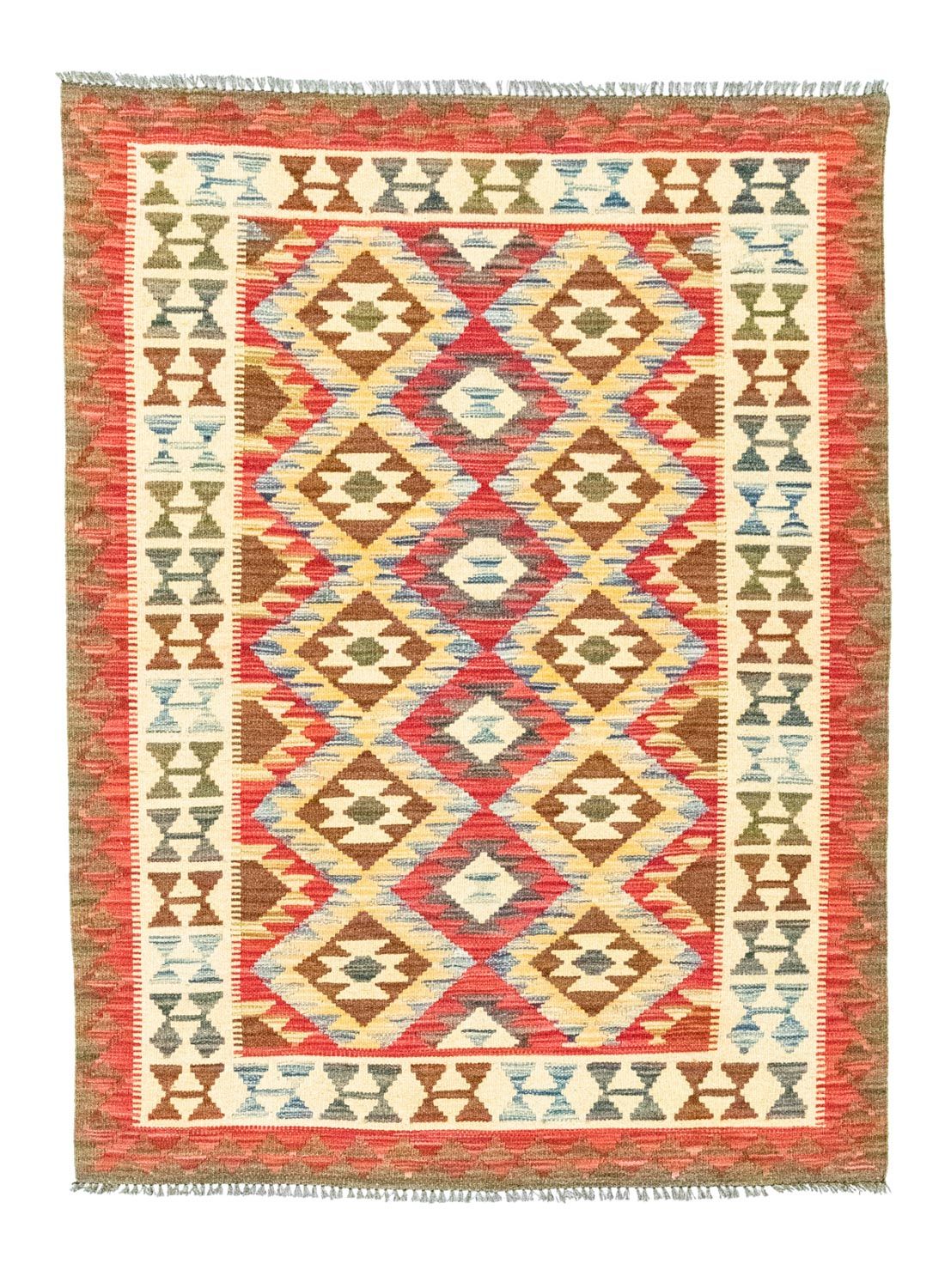 Kelim Rug - Oriental - 141 x 102 cm - orange