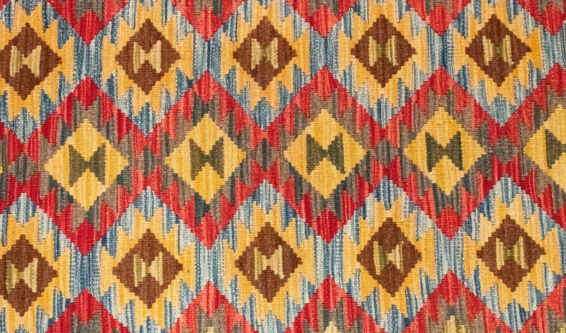 Kelim Rug - Oriental - 145 x 103 cm - orange