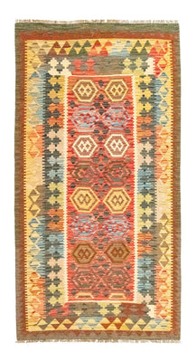 Runner Kelim Rug - Oriental - 197 x 100 cm - orange