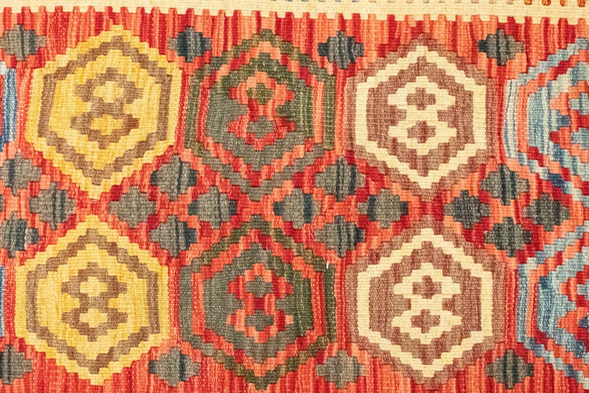 Runner Kelim Rug - Oriental - 197 x 100 cm - orange