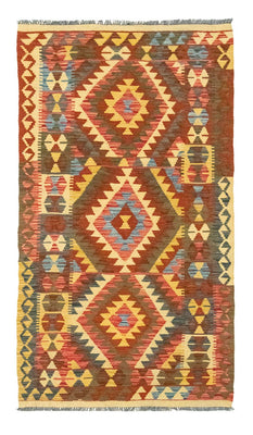 Runner Kelim Rug - Oriental - 192 x 104 cm - orange