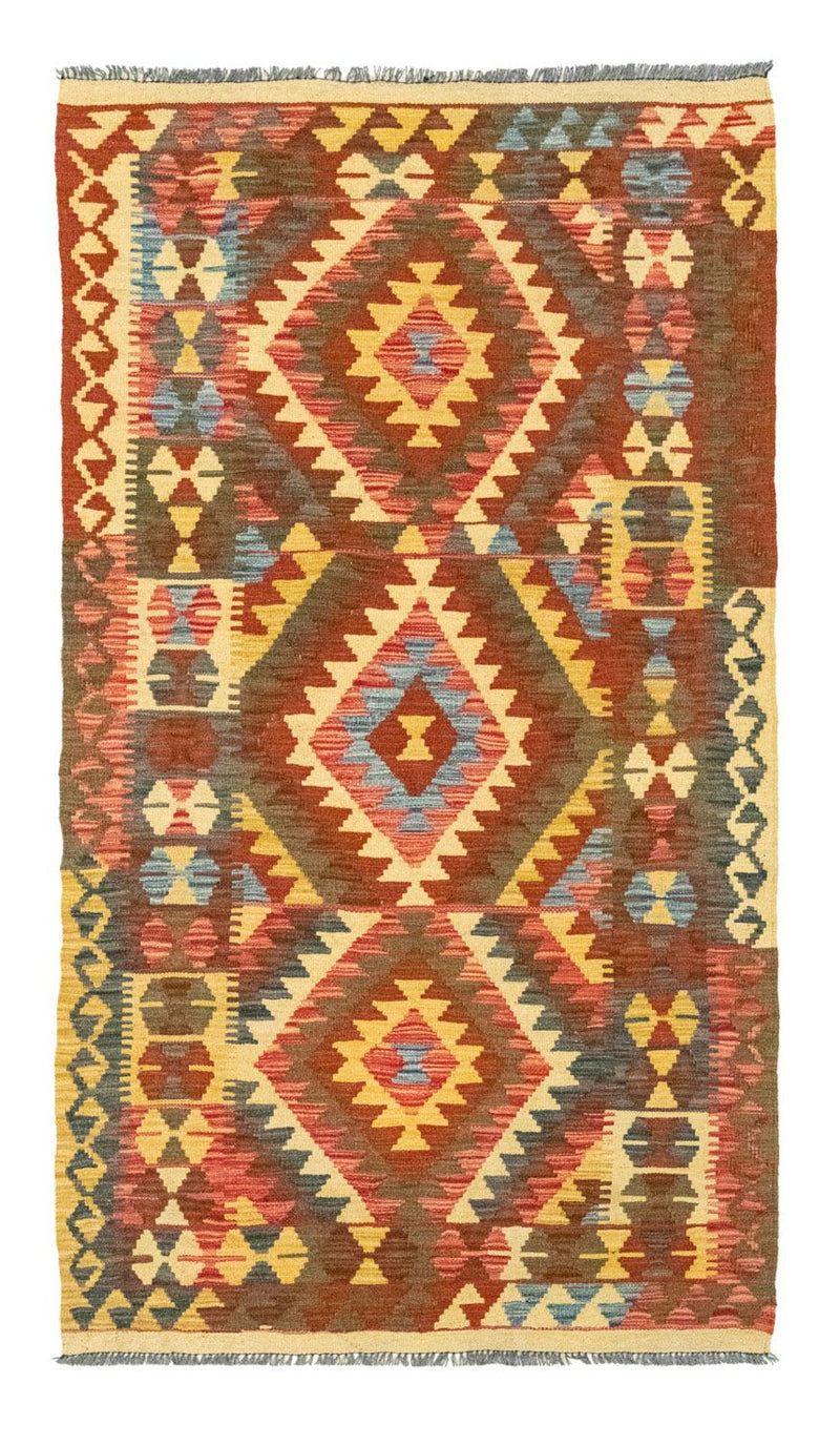Runner Kelim Rug - Oriental - 192 x 104 cm - orange