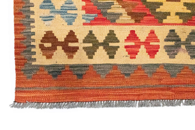 Runner Kelim Rug - Oriental - 204 x 97 cm - orange