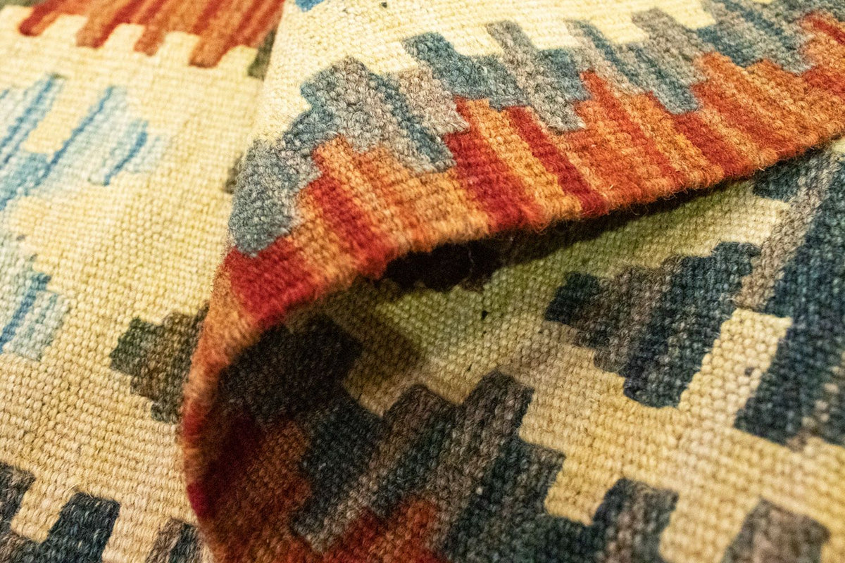 Runner Kelim Rug - Oriental - 204 x 97 cm - orange