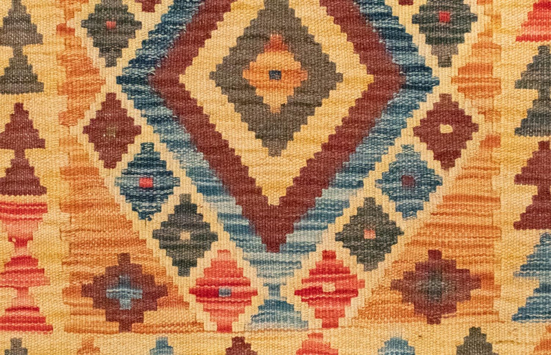 Kelim Rug - Oriental - 127 x 86 cm - yellow