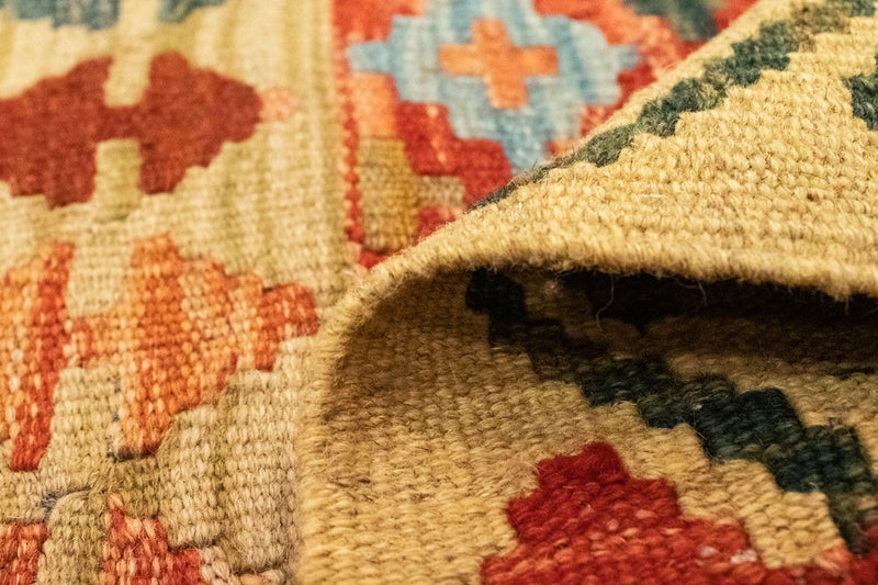 Kelim Rug - Oriental square  - 115 x 106 cm - multicolored