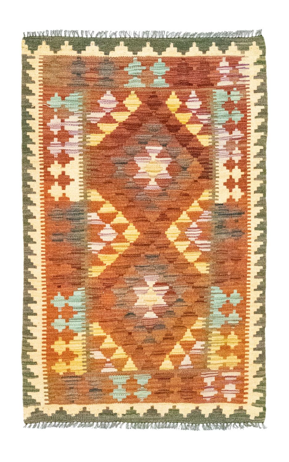 Kelim Rug - Oriental - 121 x 73 cm - orange