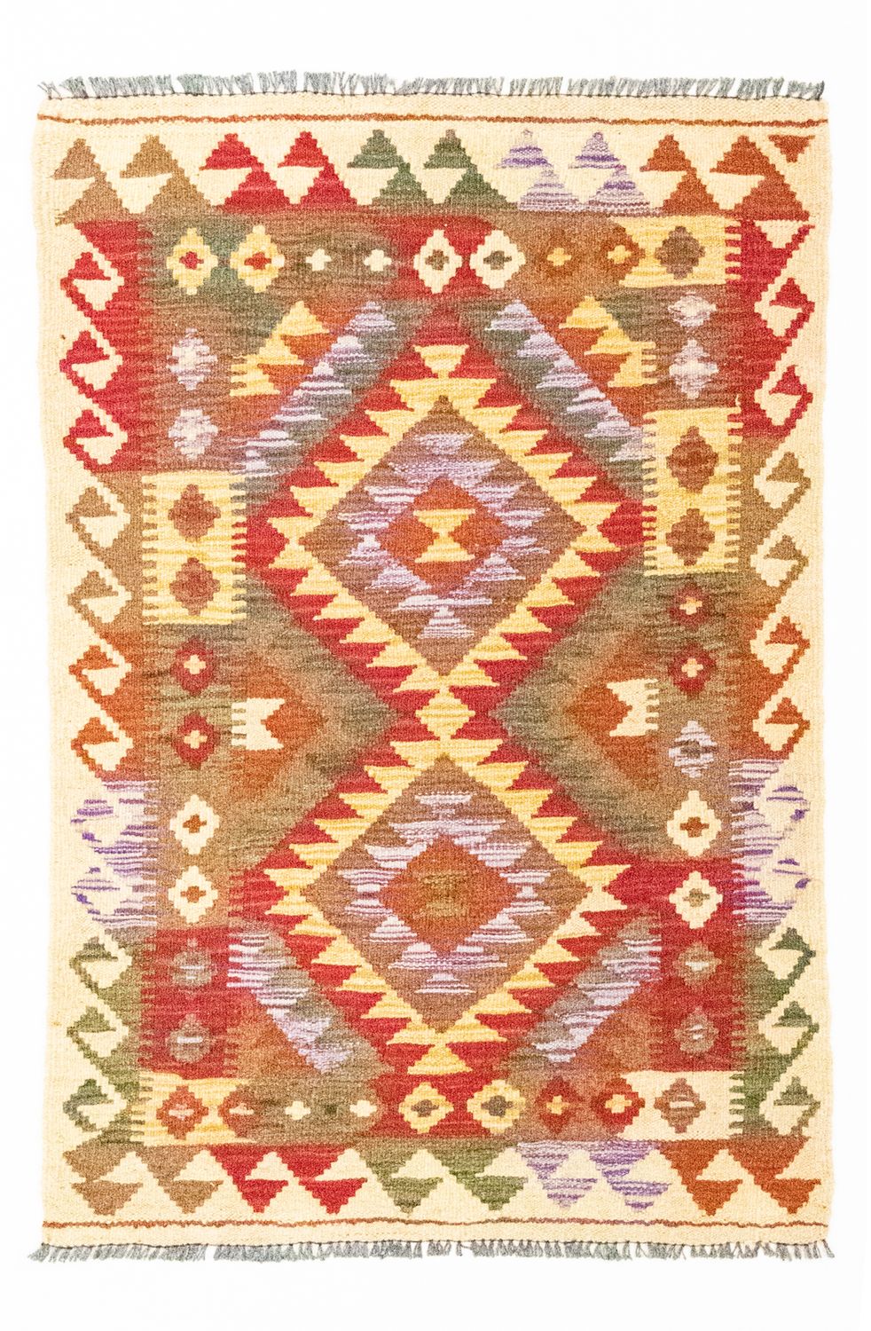 Kelim Rug - Oriental - 117 x 75 cm - red
