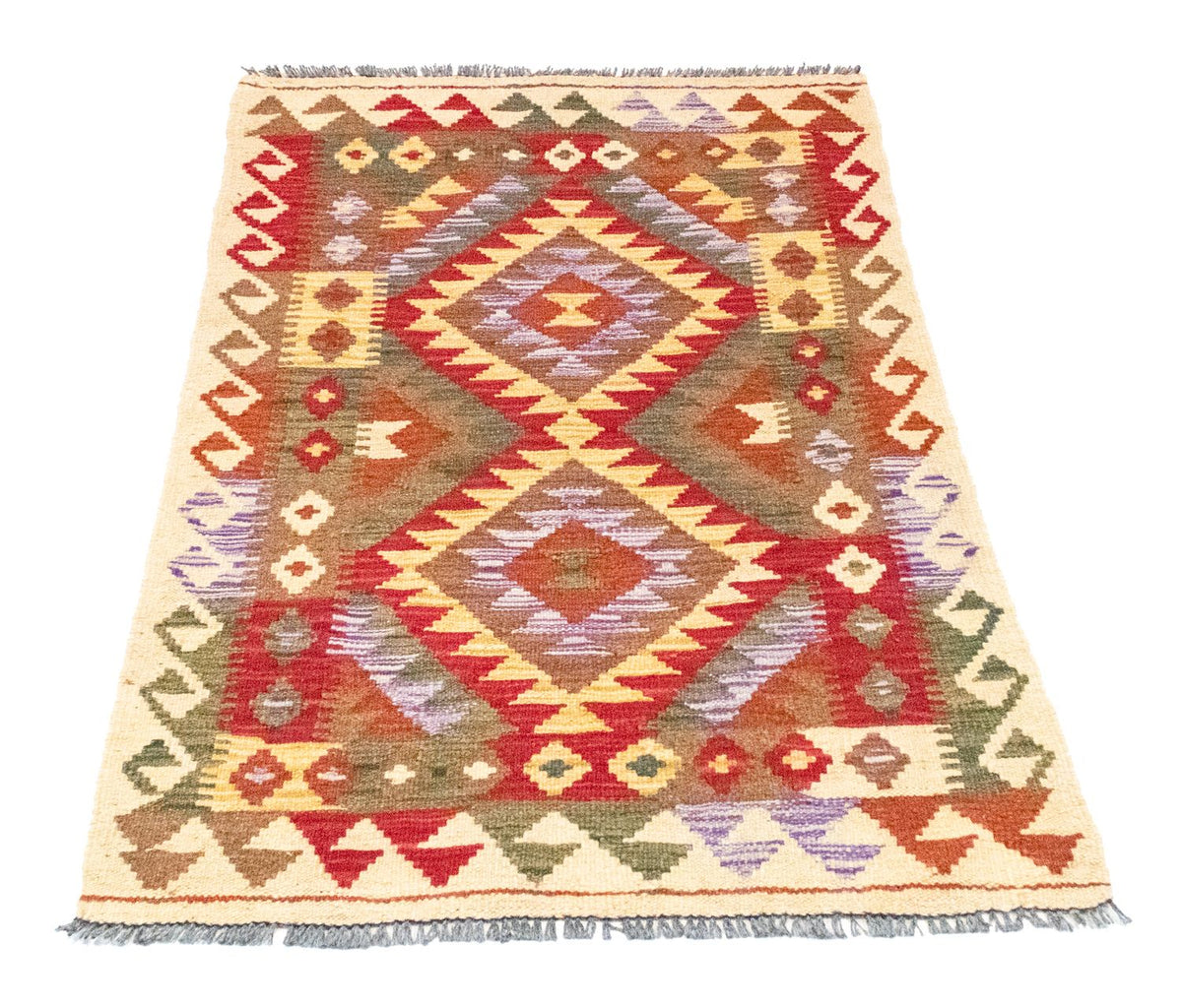 Kelim Rug - Oriental - 117 x 75 cm - red