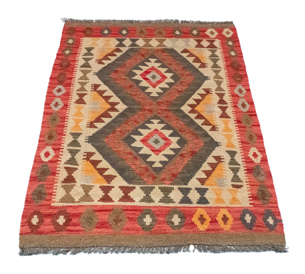 Kelim Rug - Oriental - 120 x 77 cm - orange