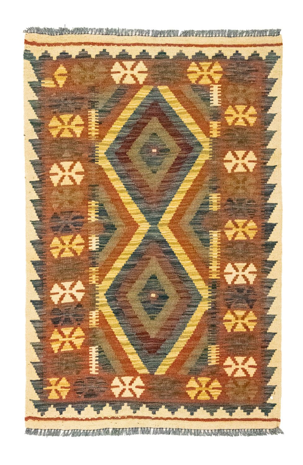 Kelim Rug - Oriental - 127 x 83 cm - brown