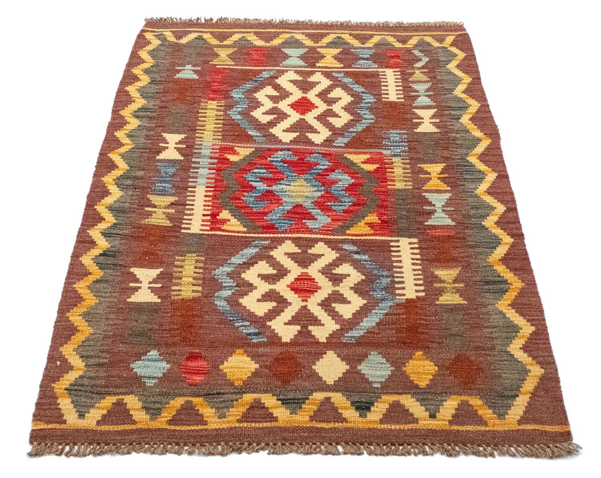Kelim Rug - Oriental - 125 x 86 cm - brown