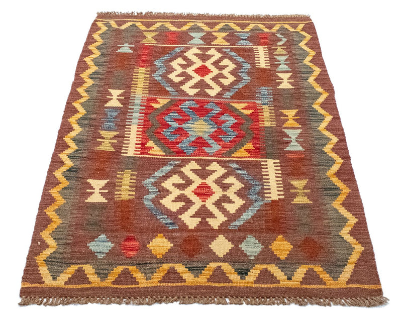Kelim Rug - Oriental - 125 x 86 cm - brown