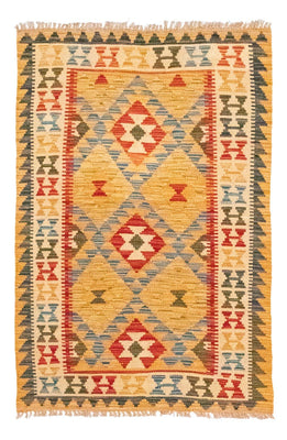 Kelim Rug - Oriental - 131 x 82 cm - yellow