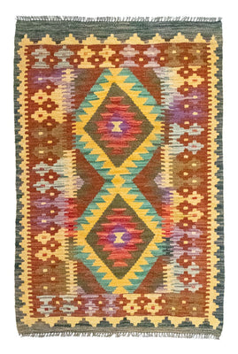 Kelim Rug - Oriental - 123 x 80 cm - brown