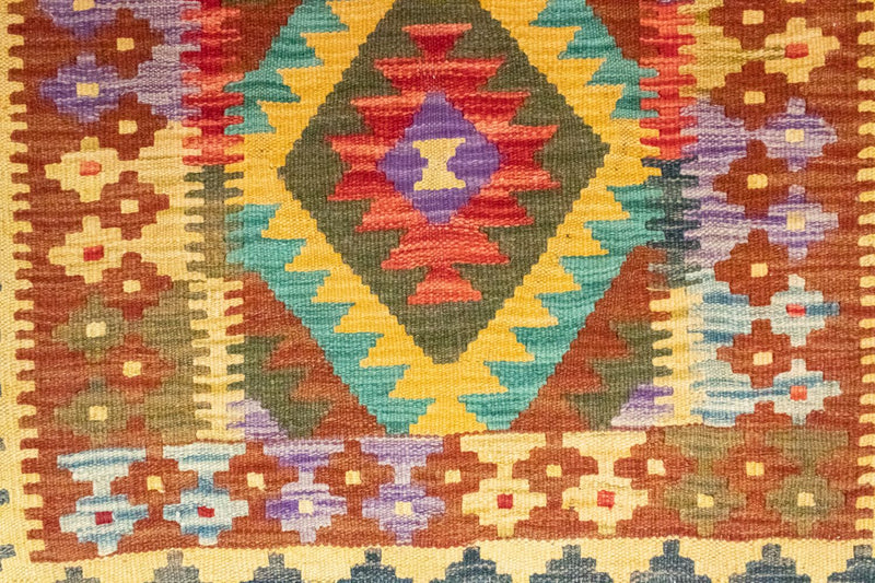 Kelim Rug - Oriental - 123 x 80 cm - brown